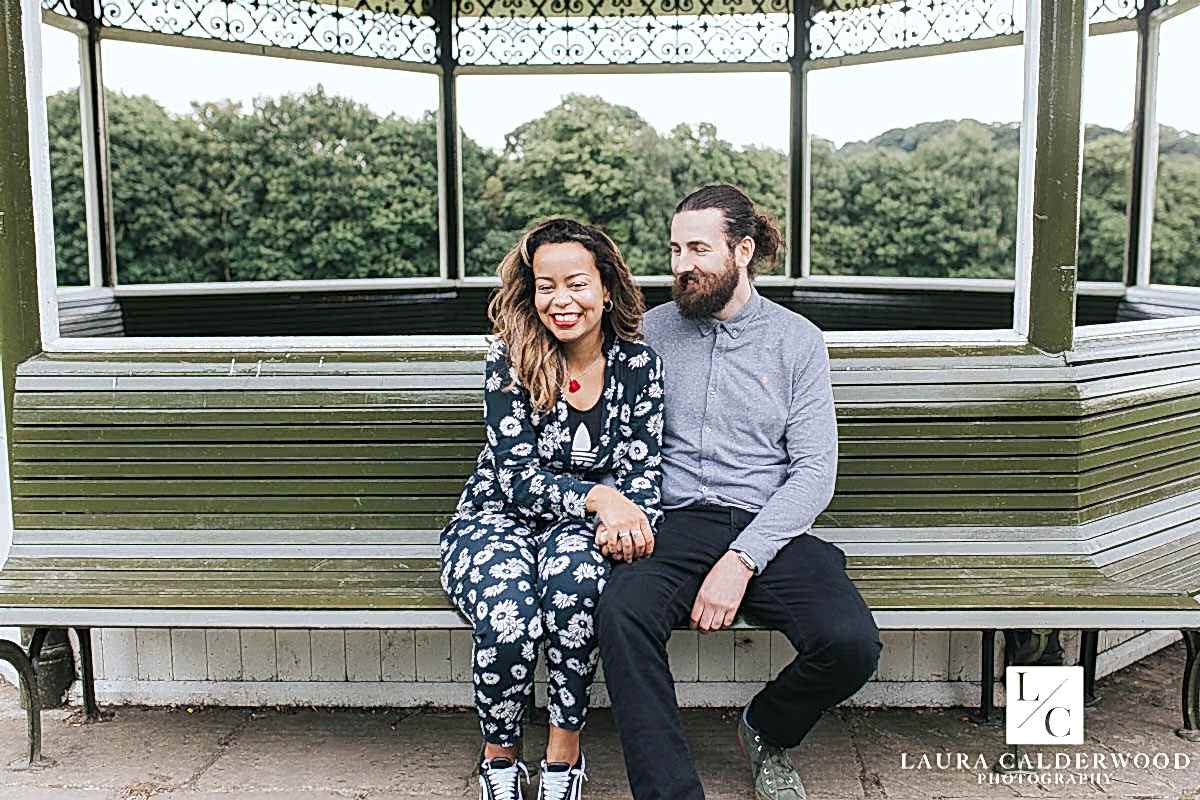 Roundhay Park Leeds engagement shoot | by Yorkshire wedding photographer Laura Calderwood