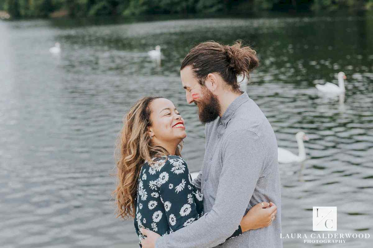 Roundhay Park Leeds engagement shoot | by Yorkshire wedding photographer Laura Calderwood