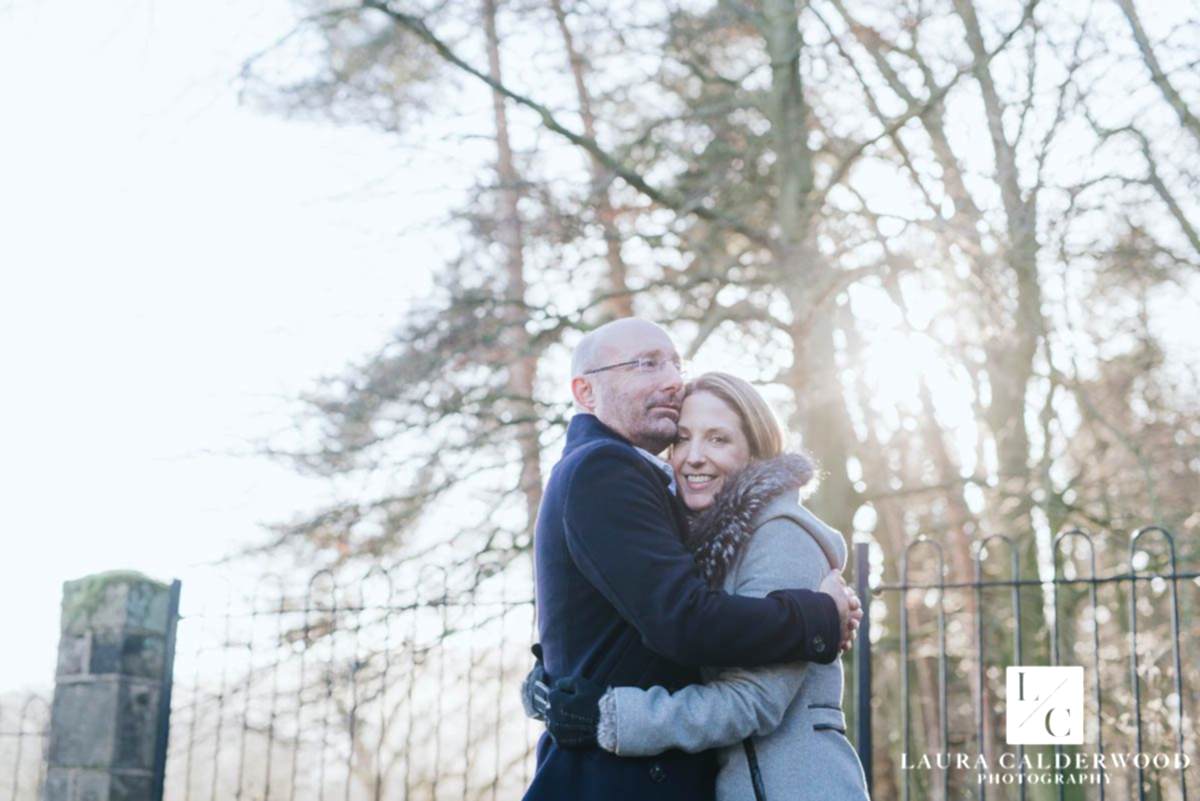 Denton Hall engagement shoot | by Ilkley wedding photographer Laura Calderwood