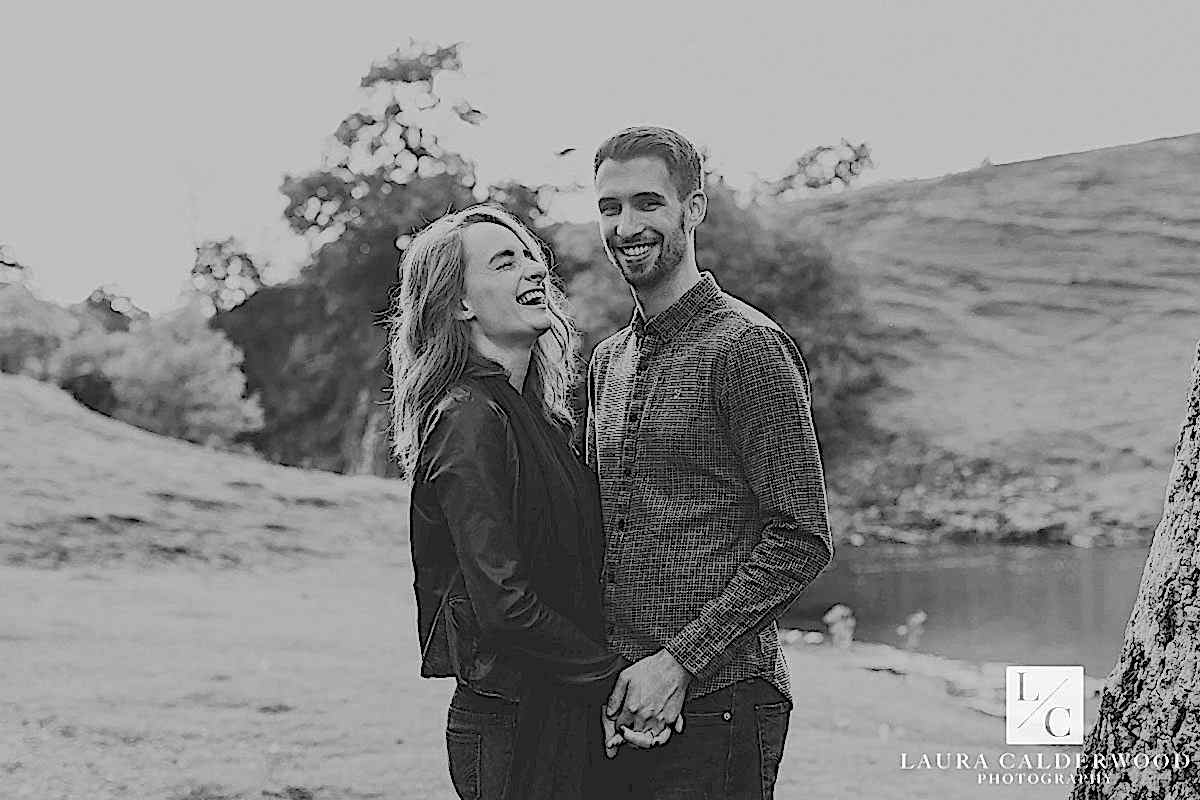 North Yorkshire engagement shoot in Burnsall | by Yorkshire wedding photographer Laura Calderwood