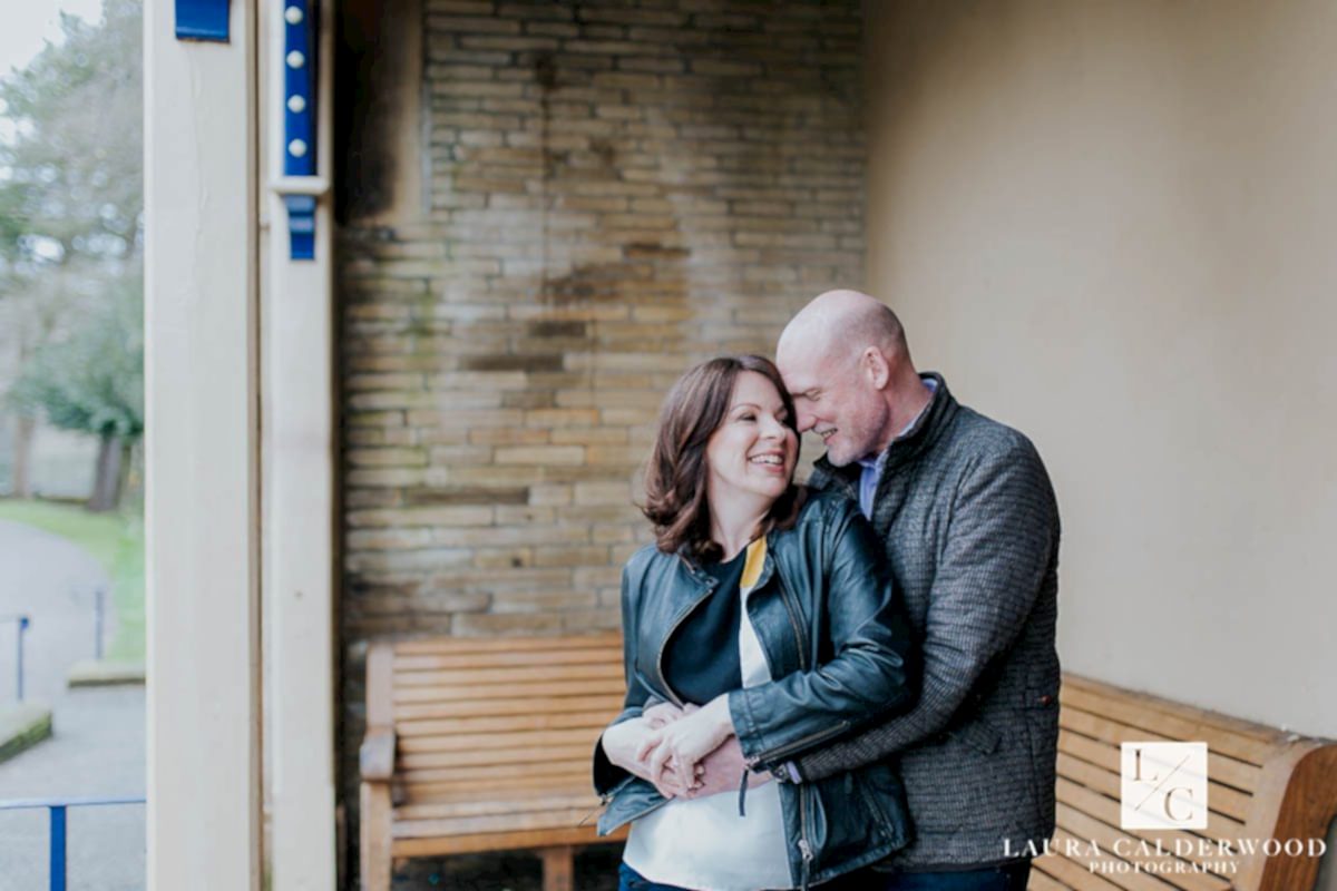 Yorkshire engagement shoot in Saltaire| by Leeds wedding photographer Laura Calderwood