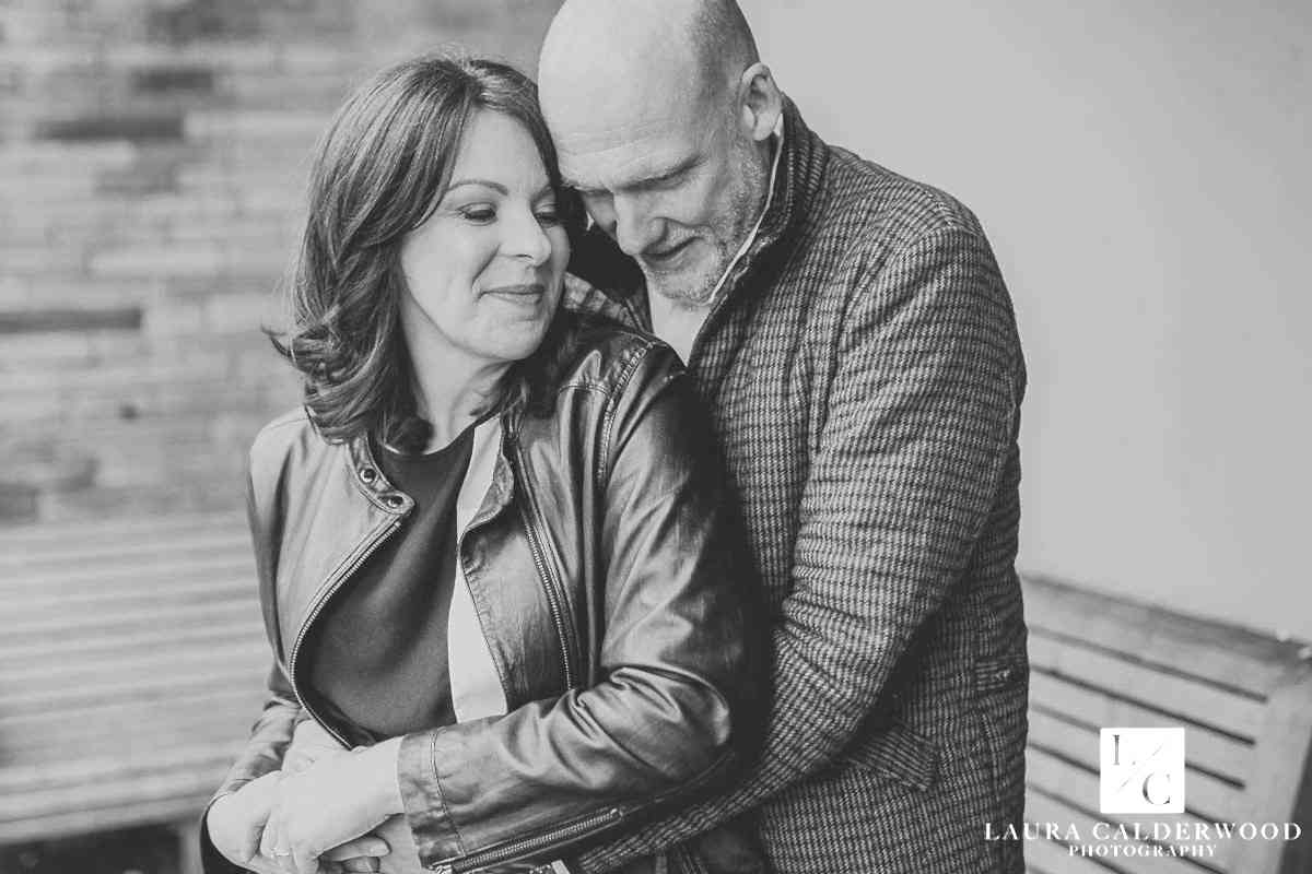 Yorkshire engagement shoot in Saltaire| by Leeds wedding photographer Laura Calderwood
