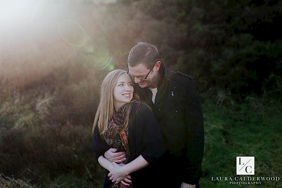 Yorkshire engagement shoot at Otley Chevin | by Ilkley wedding photographer Laura Calderwood