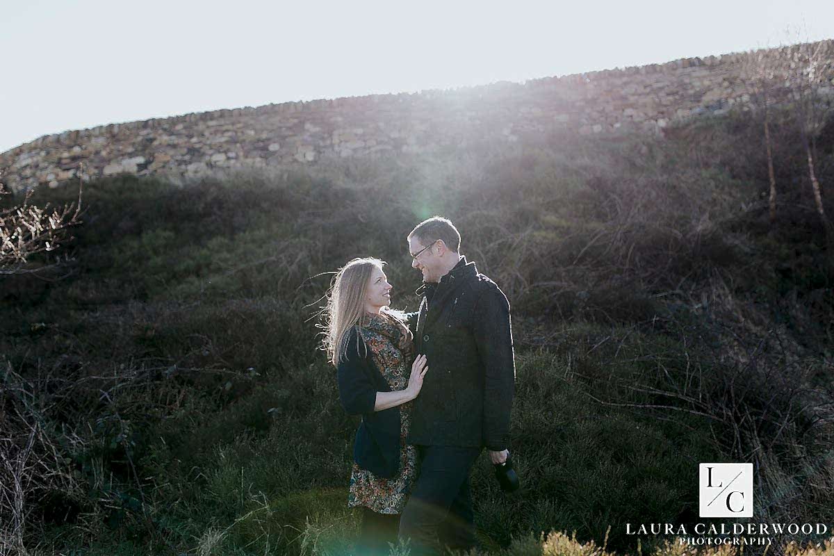 Yorkshire engagement shoot at Otley Chevin | by Ilkley wedding photographer Laura Calderwood