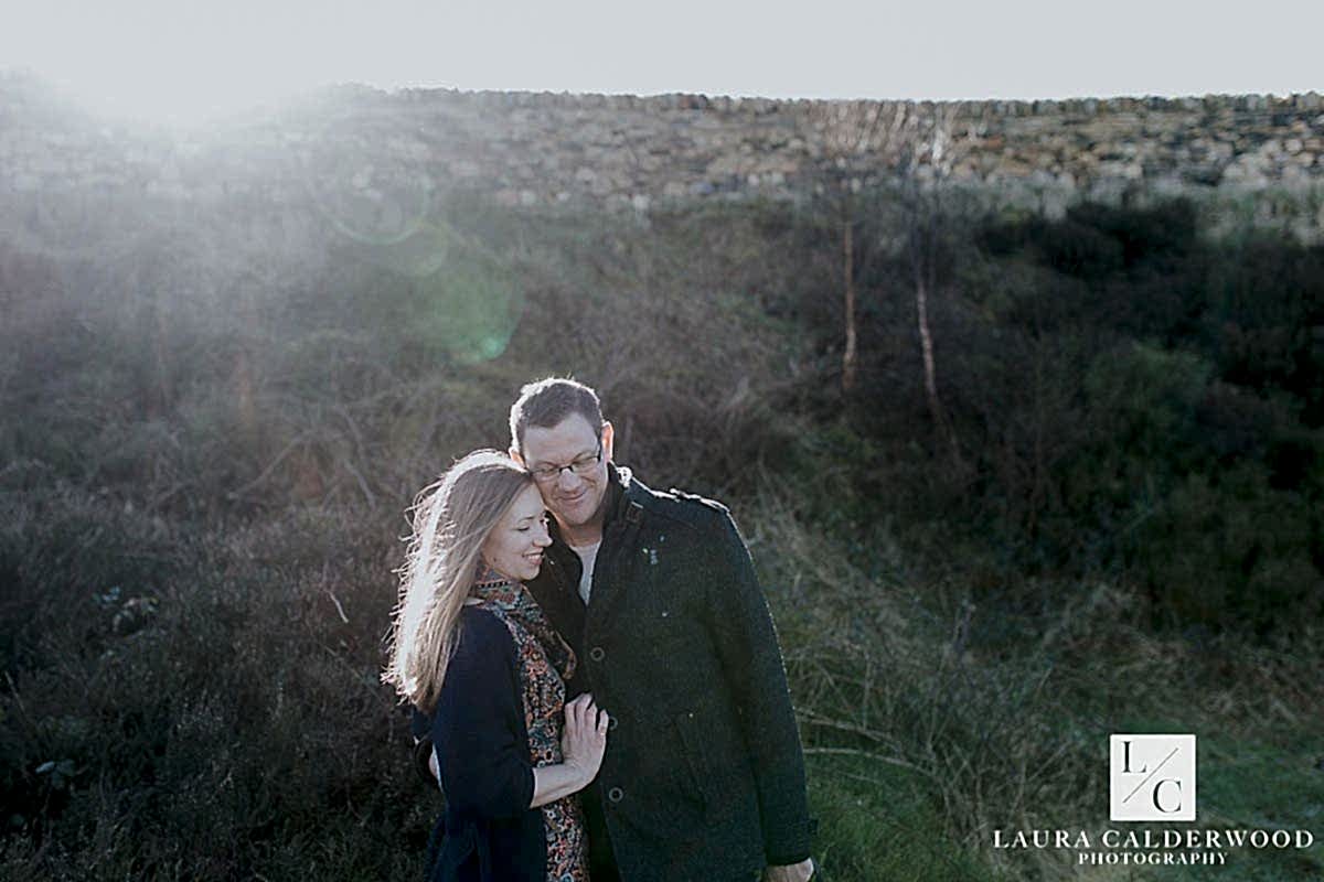 Yorkshire engagement shoot at Otley Chevin | by Ilkley wedding photographer Laura Calderwood