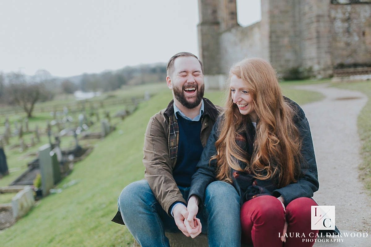 Bolton Abbey engagement shoot | by Yorkshire wedding photographer Laura Calderwood