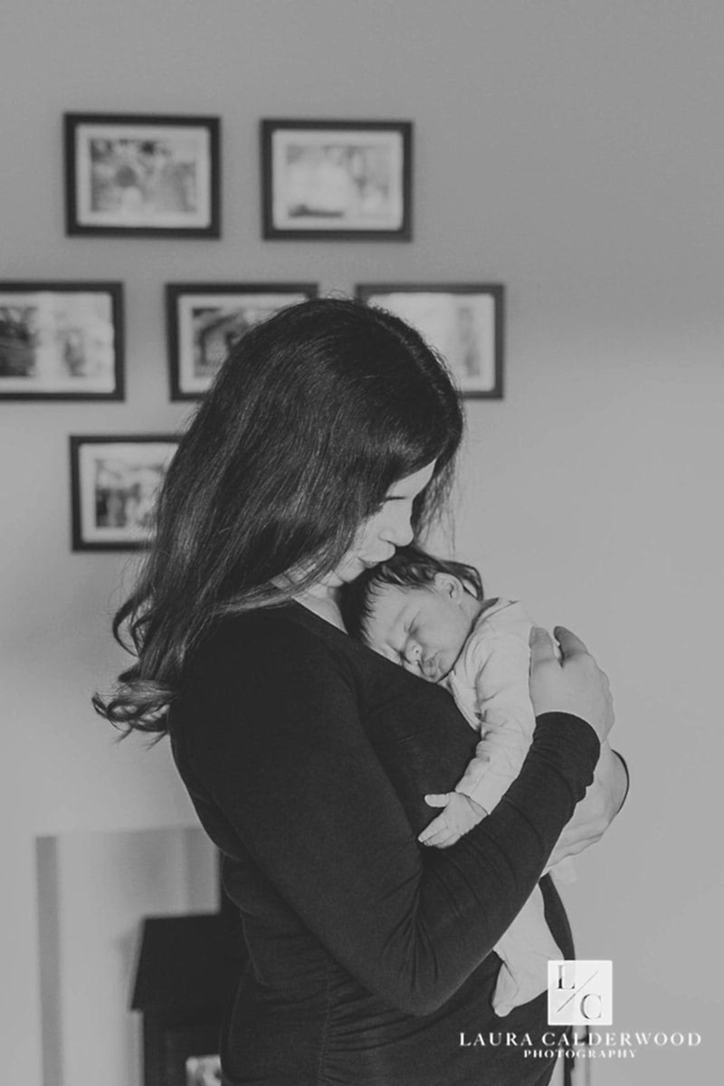 leeds newborn photographer | newborn photo shoot at home in Leeds by Laura Calderwood Photography