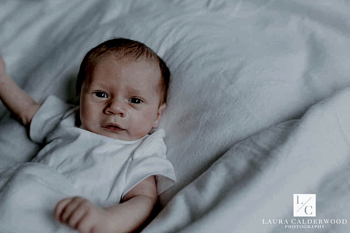 Yorkshire newborn photographer | newborn lifestyle photography at home in Ilkley by Laura Calderwood Photography