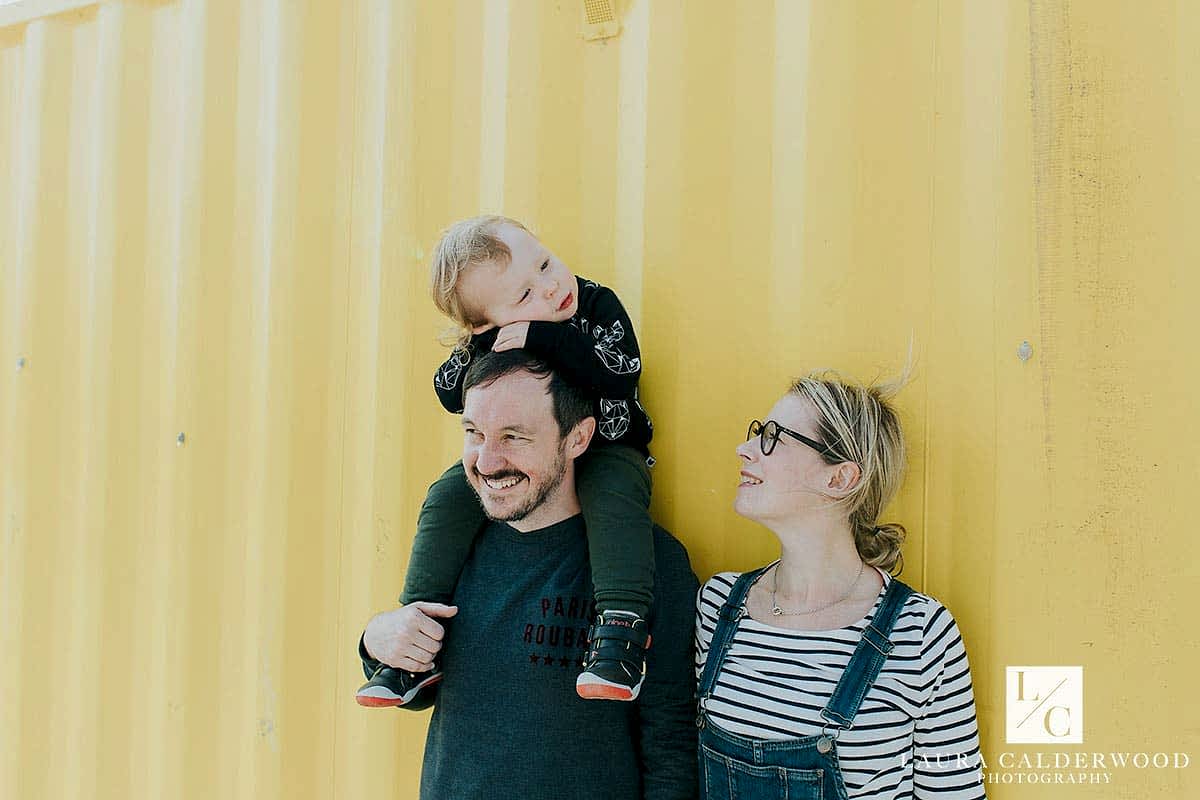 leeds family photographer | family photo shoot in Leeds city centre by Laura Calderwood Photography