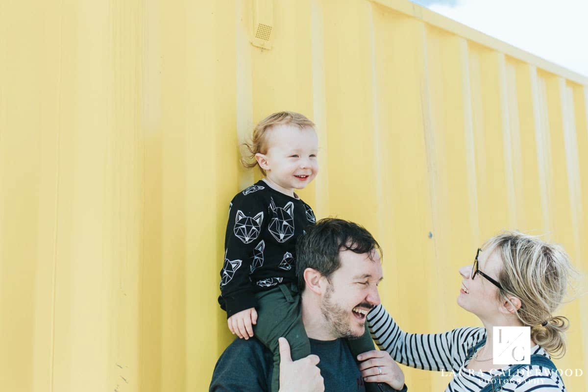 leeds family photographer | family photo shoot in Leeds city centre by Laura Calderwood Photography