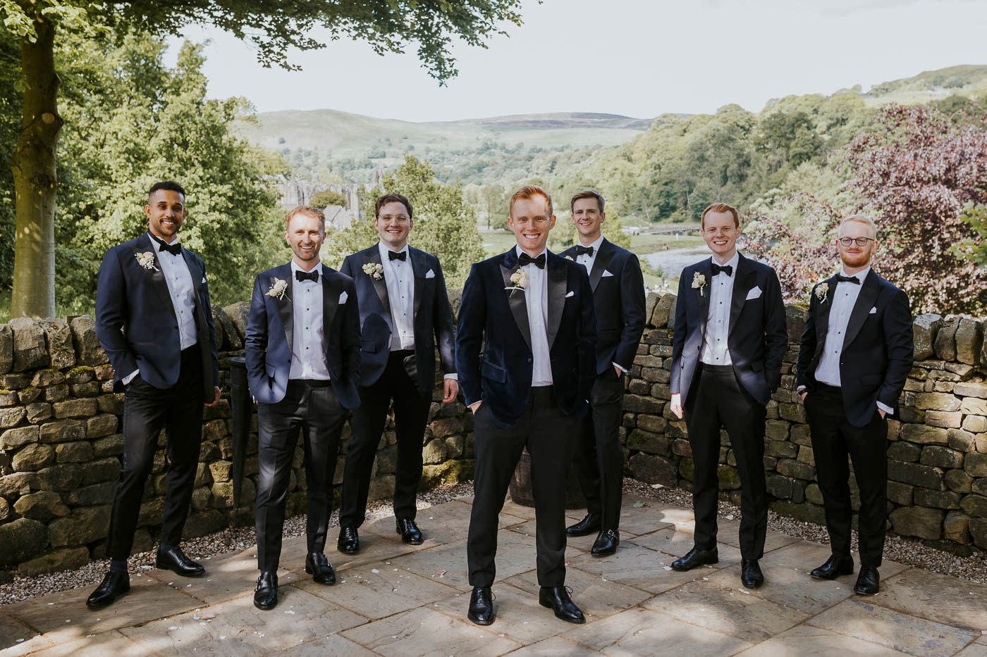 the tithe barn bolton abbey wedding photos