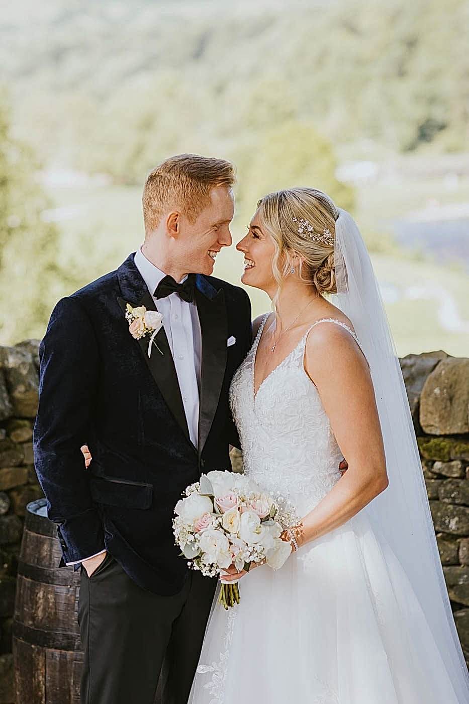 the tithe barn bolton abbey wedding photos