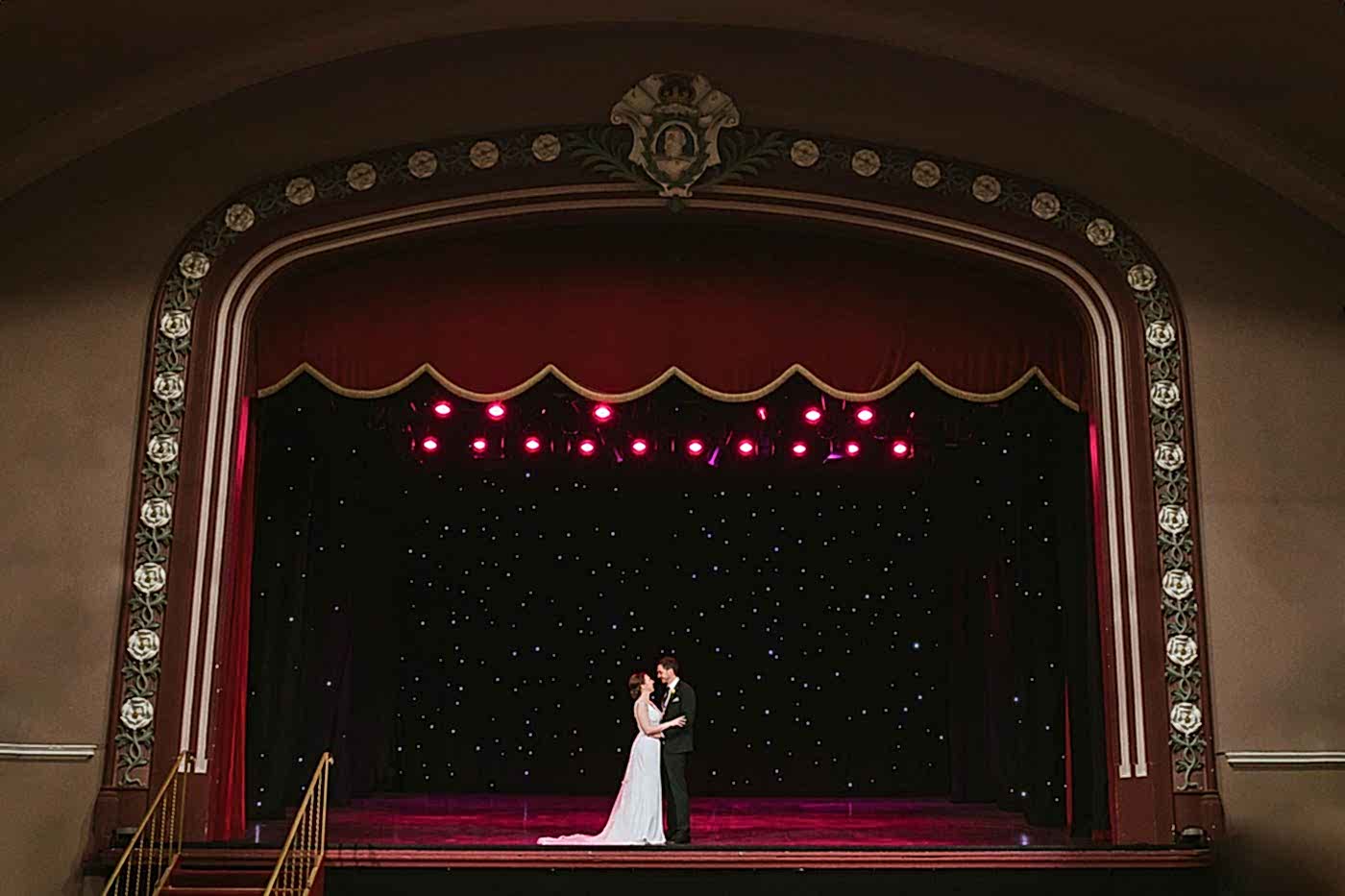 Kings Hall Ilkley Wedding Photos. colourful wedding at the winter gardens