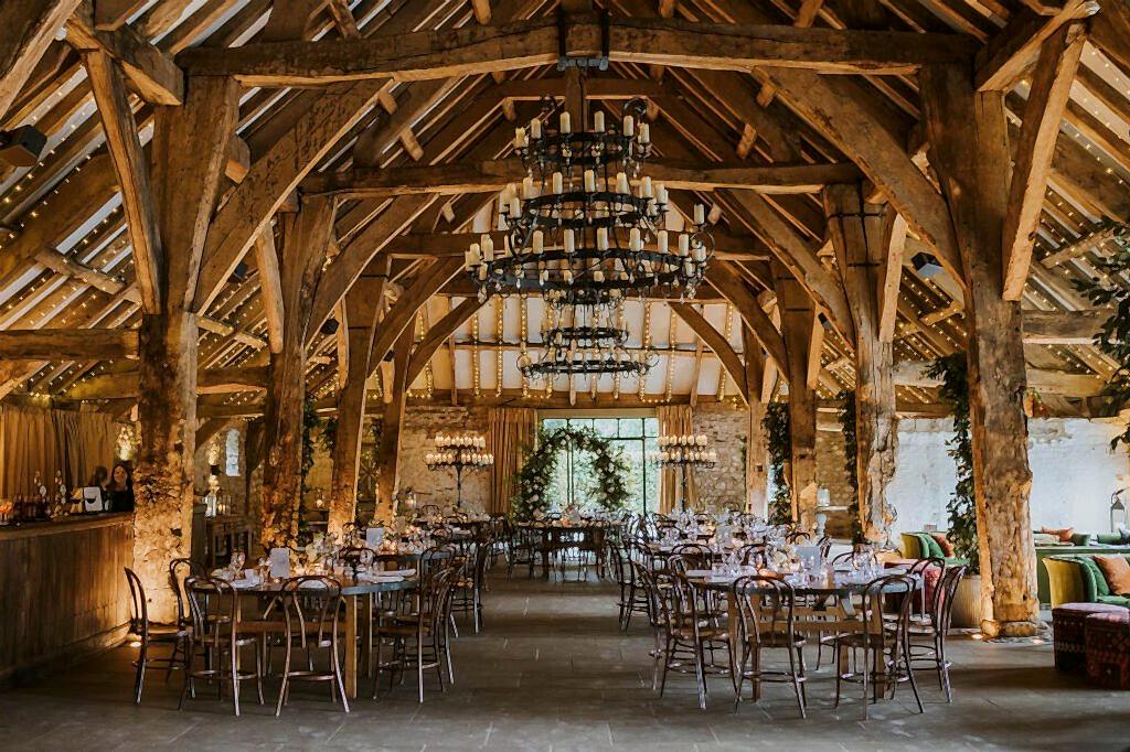 photos from a summer wedding at the tithe barn bolton abbey