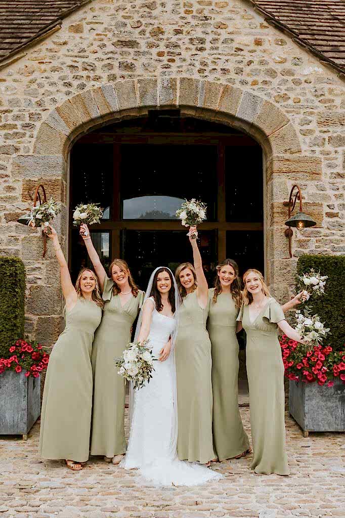 photos from a summer wedding at the tithe barn bolton abbey