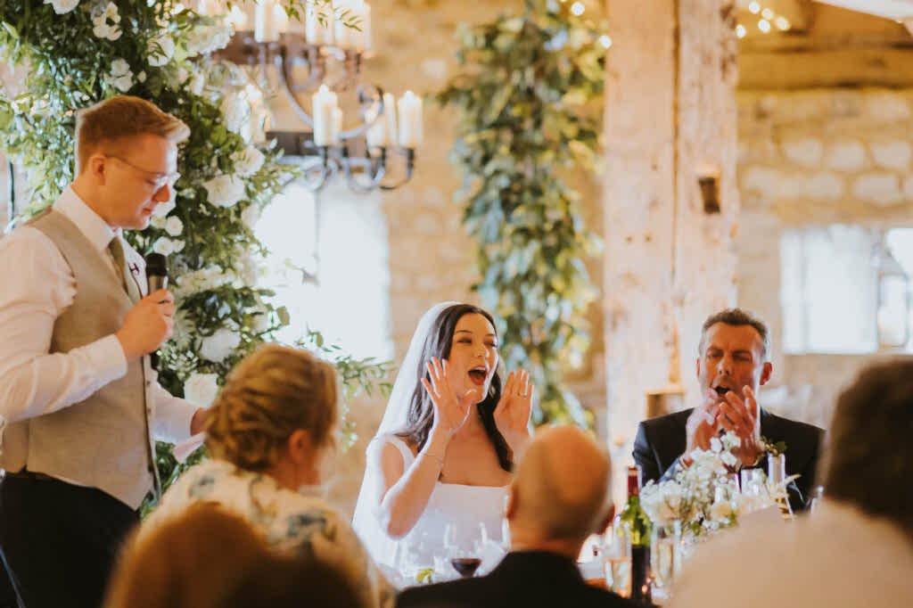 photos from a summer wedding at the tithe barn bolton abbey