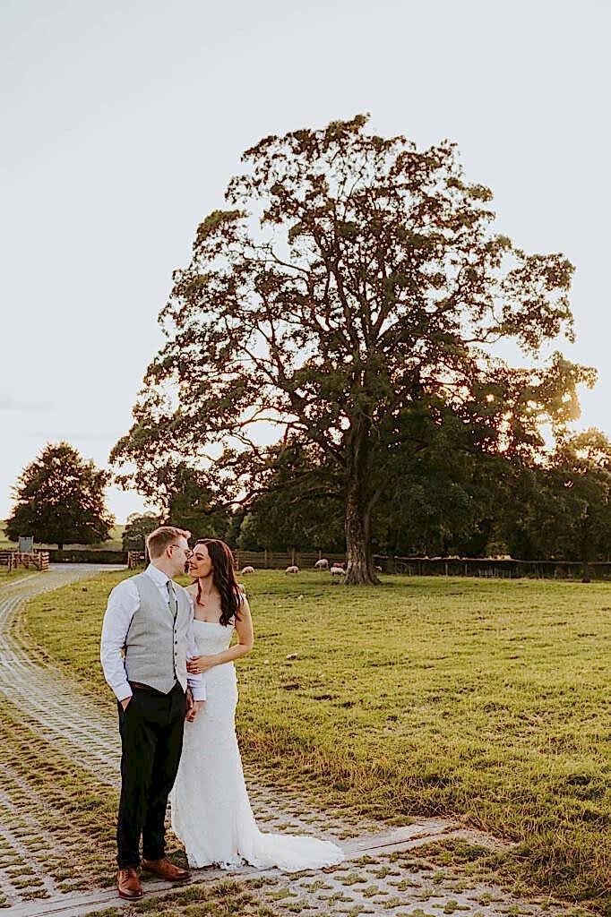 photos from a summer wedding at the tithe barn bolton abbey